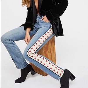 Scotch and Soda Side stripe Star Jeans